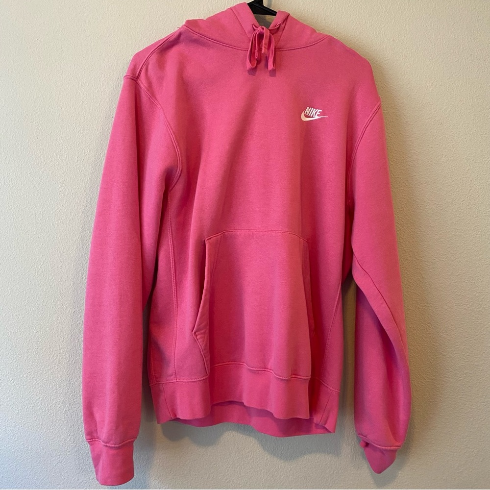 Pink Nike hoodie